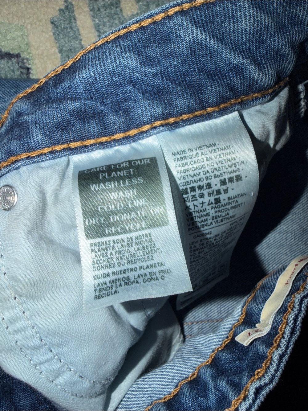 Levi’s Low Loose Jeans 27x32 - Picture 4 of 10